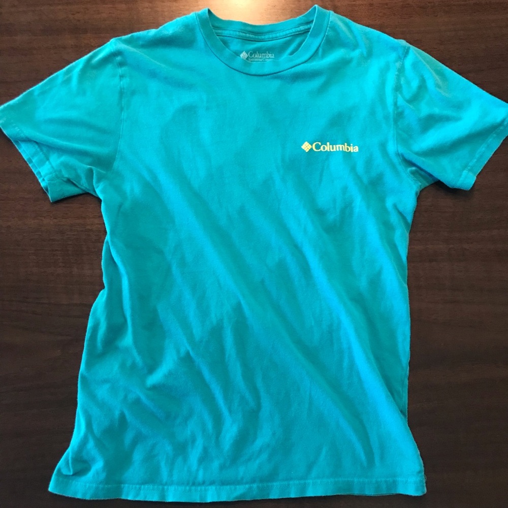 Cyan Columbia Graphic Mountain Range Tee